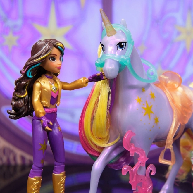 Set Figuren Einhorn Akademie Kleine Puppen Sophia/Gwiazda