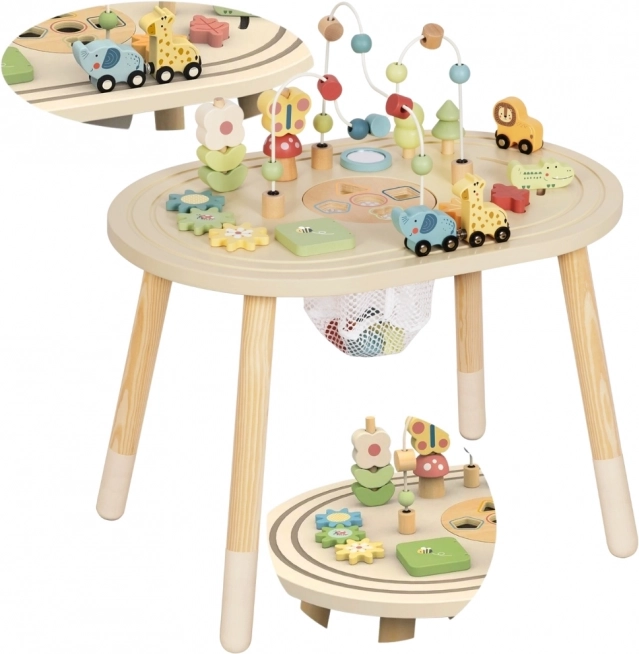 Holztisch Aktivitäten Safari TOOKY TOY