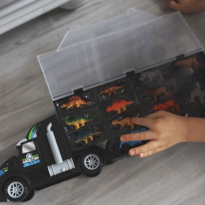 Woopie Lastwagen mit Dinosauriern
