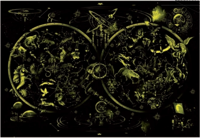 Svítendes Puzzle Sternbilder 1000 Teile