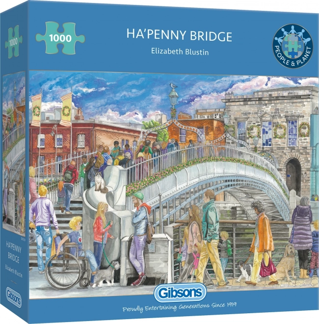 Puzzle GIBSONS Ha'penny Bridge 1000 Teile