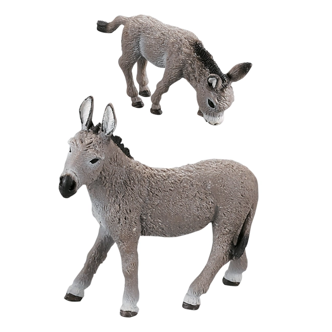 Realistische Eselfiguren