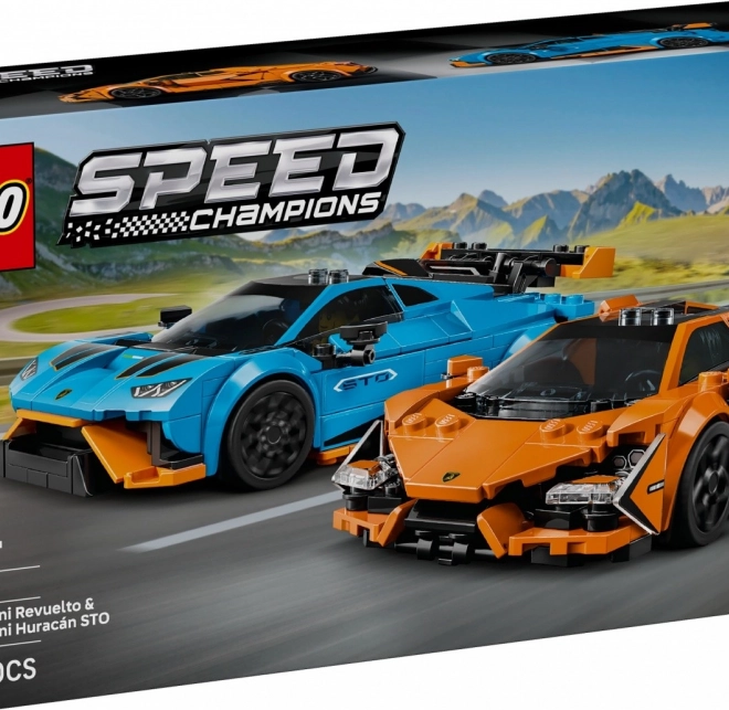 LEGO Speed Champions Lamborghini Revuelto und Huracán STO