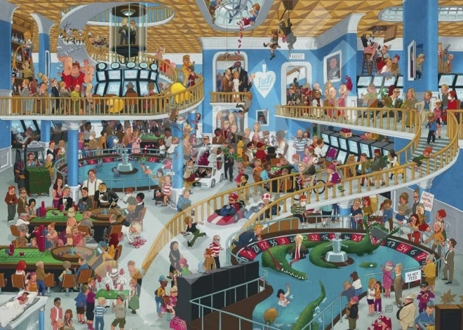 Puzzle Chaotické Kasino 1000 Teile