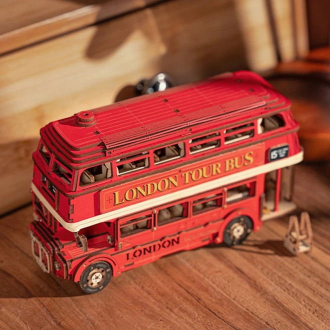 3D Holzpuzzle London Doppeldeckerbus