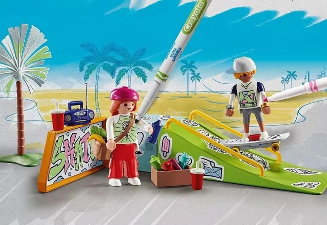 Playmobil Color Skaterpark Set