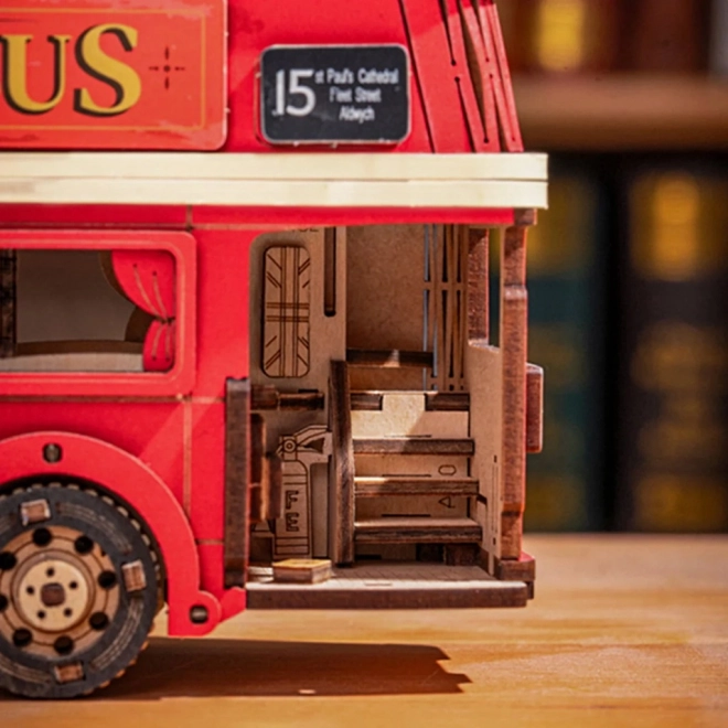 3D Holzpuzzle London Doppeldeckerbus