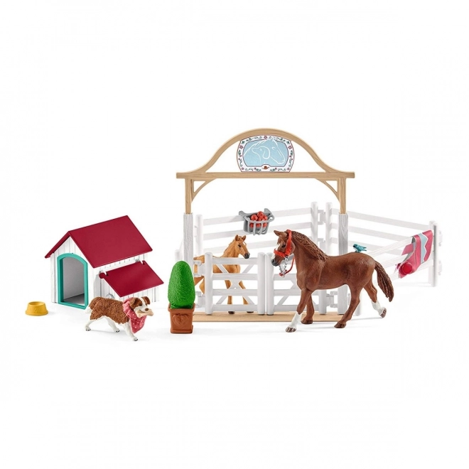 Schleich Horse Club: Gäste Pferde mit Hündin Ruby