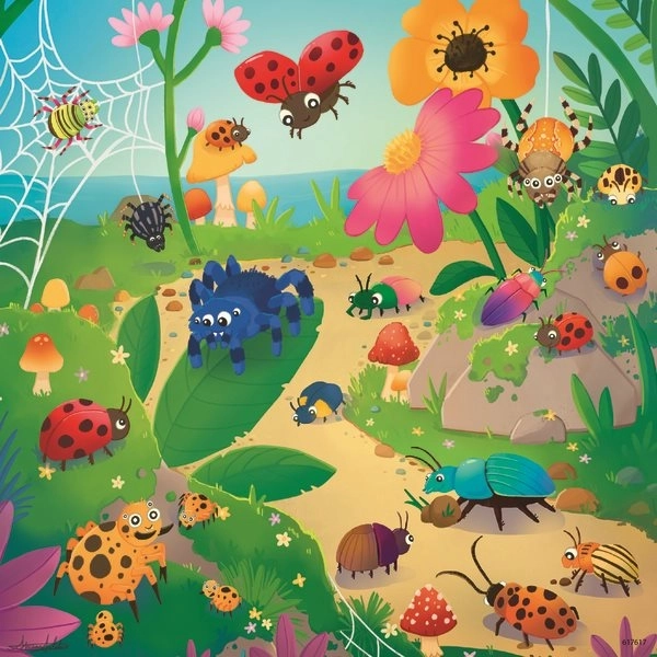 Puzzle Insektenfreunde 3x49 Teile