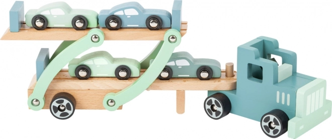 Der kleine Fuß Lastwagen mit Anhänger Chicago