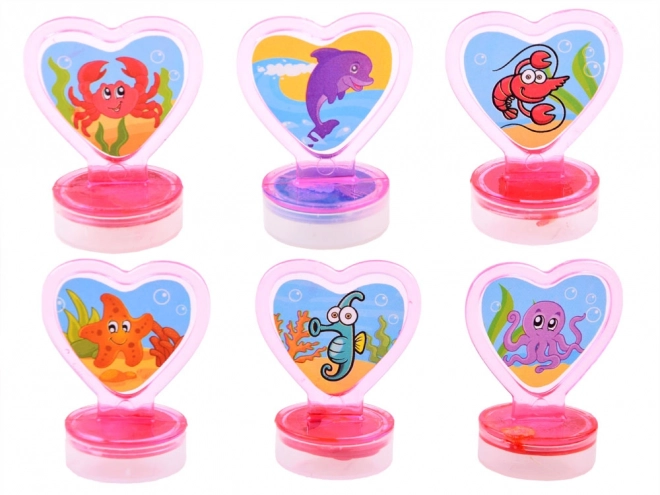 Stempelset Meeresbewohner – Rosa
