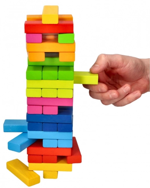 Goki Balancespiel Holz Turm Regenbogen Jenga