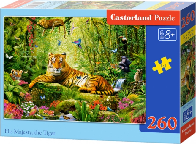 Castorland Puzzle Tiger Majestät 260 Teile