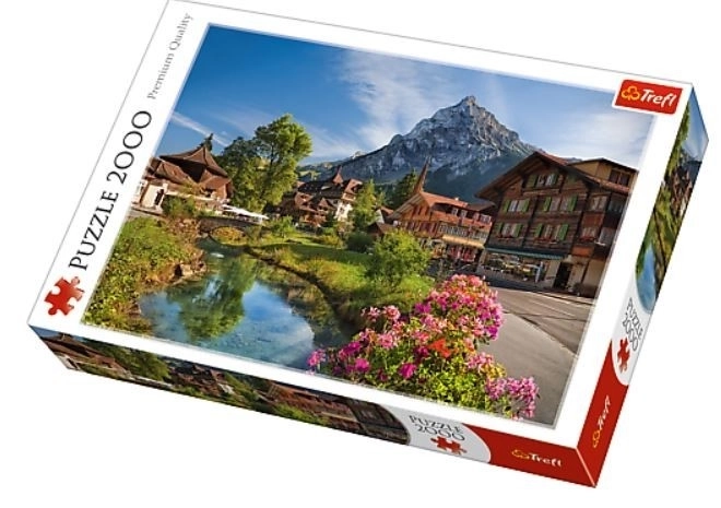 Sommerpanorama der Alpen Puzzle 2000 Teile