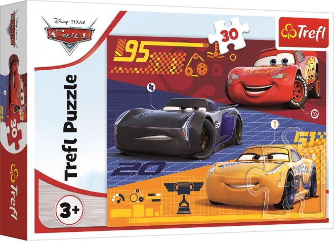 Trefl Puzzle Cars Vor dem Rennen 30 Teile