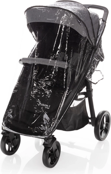 Regenschutz für Kinderwagen Fusion 2, Transparent