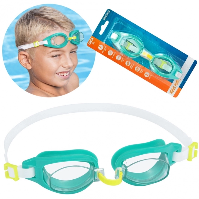 Aqua Burst Schwimmbrille für Kinder – grün