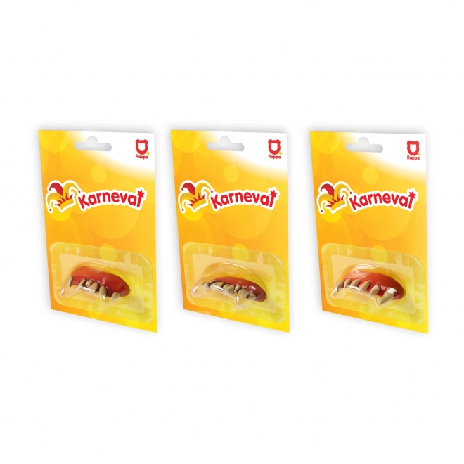 Künstliche Zähne für Kostüme - 3 Arten
