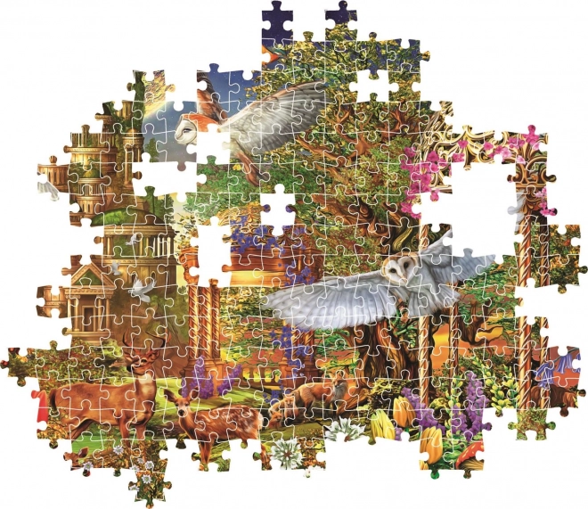 Puzzle Waldgarten Fantasie 1500 Teile