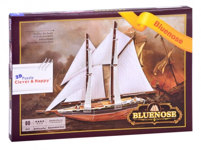 3D-Puzzle Segelschiff Bluenose