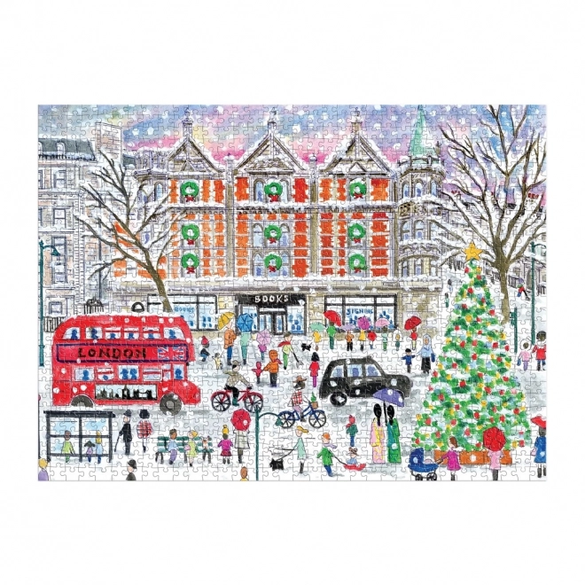 Puzzle Weihnachten in London 1000 Teile