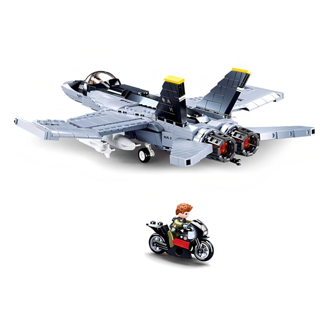 Actionreiches Spiel mit Minifigur und Motorrad