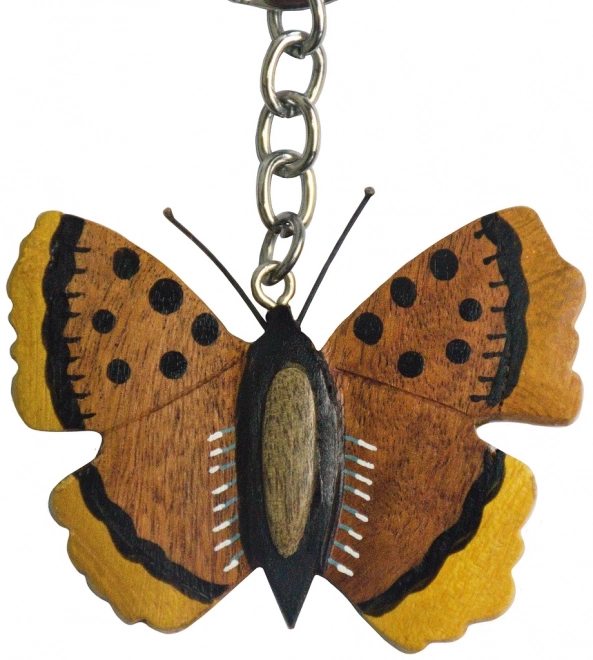 Großer Holzschlüsselanhänger Schmetterling 2Kids Toys