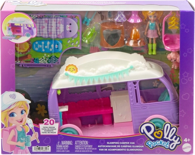 Polly Pocket Glamping Van mit Puppe