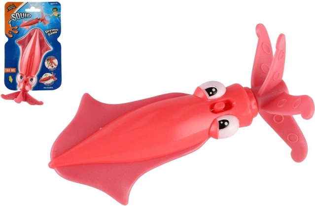 Tintenfisch zum Aufziehen für Kinder – Plastikspielzeug fürs Wasser 15 cm