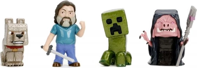 Vier ikonische Figuren in einer Packung