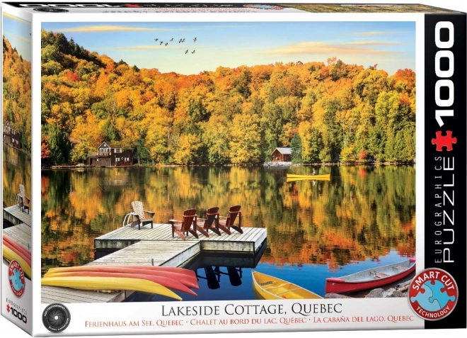 Eurographics Puzzle Blockhütte am See, Quebec 1000 Teile