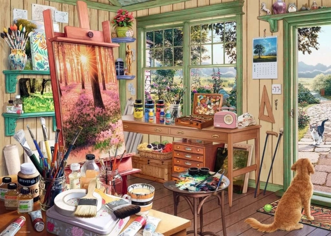 Ravensburger Puzzle Mein Rückzugsort: Gartenatelier 1000 Teile