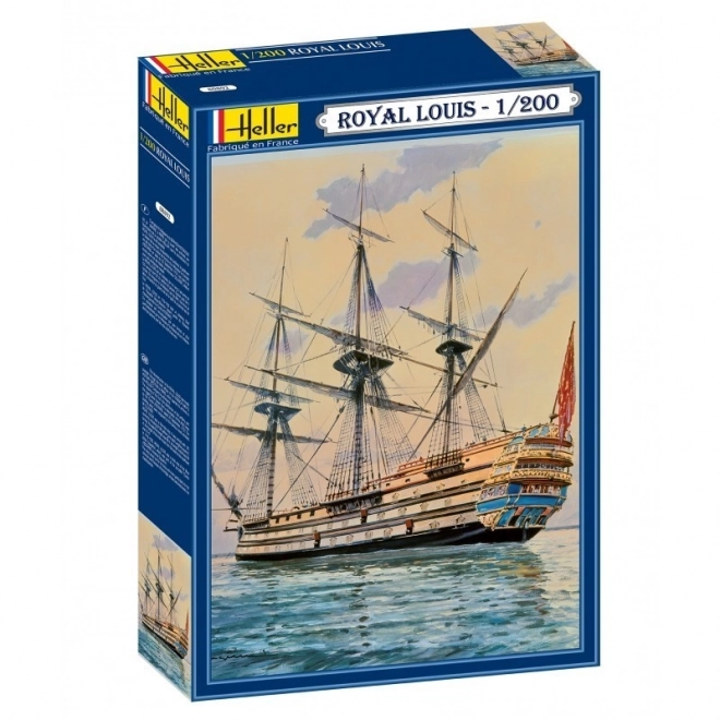 Modell des Schiffs Royal Louis 1/200