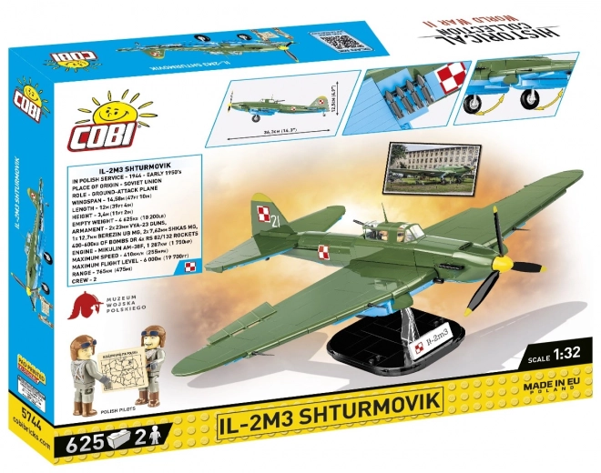 COBI II WW IL-2M3 Šturmovik Bausteinmodell