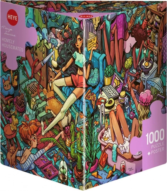 Heye Puzzle Mitbewohner im Haushalt 1000 Teile