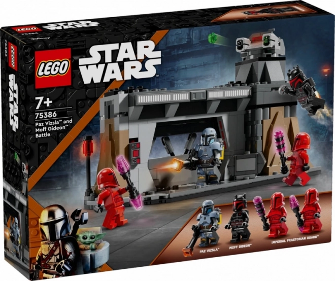 Lego Star Wars Duell zwischen Paz Vizsla und Moff Gideon