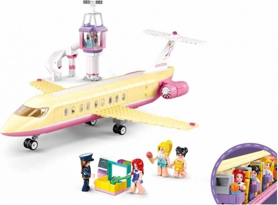 Figuren und Zubehör für das Spiel am Flughafen