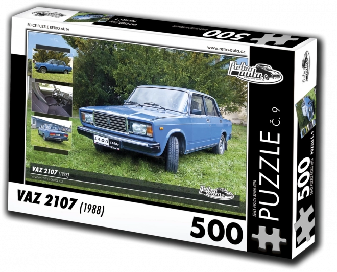 Puzzle Retro-Autos VAZ 2107 (1988) 500 Teile