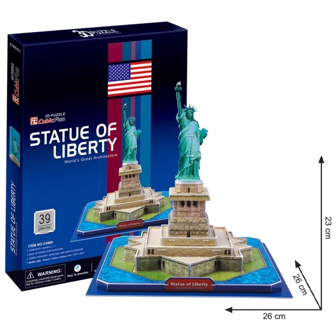 CubicFun 3D-Puzzle Freiheitsstatue