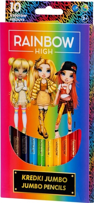 ASTRA Pastellstifte Rainbow High JUMBO 10er Pack
