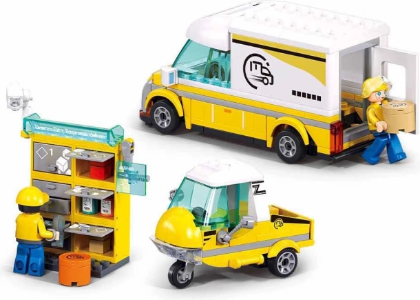 Sluban Metropolis Lieferservice Bausteineset