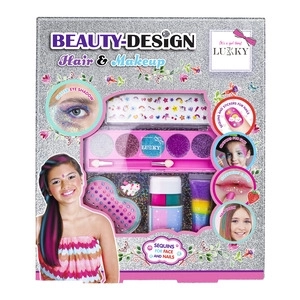 Lukky Set für Haar- und Make-Up-Design für Kinder