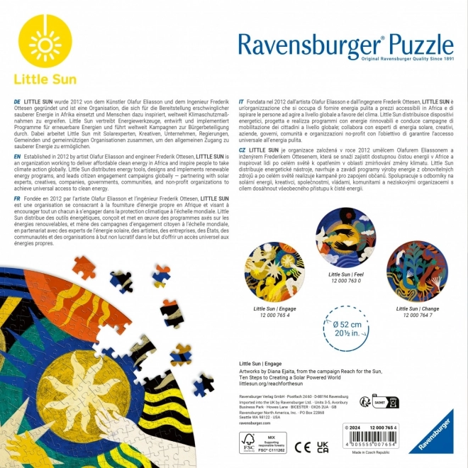 Rundes Puzzle Little Sun 500 Teile