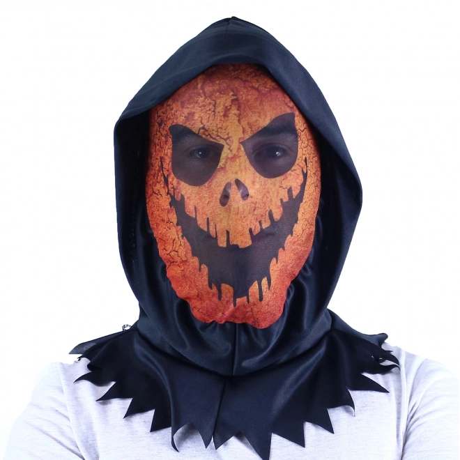 Halloween Kürbismaske aus Stoff