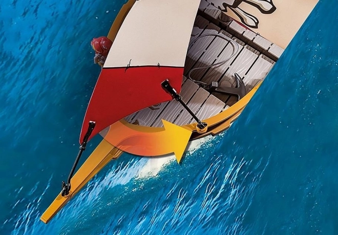 Piraten PLAYMOBIL Piratenschiff mit Figuren