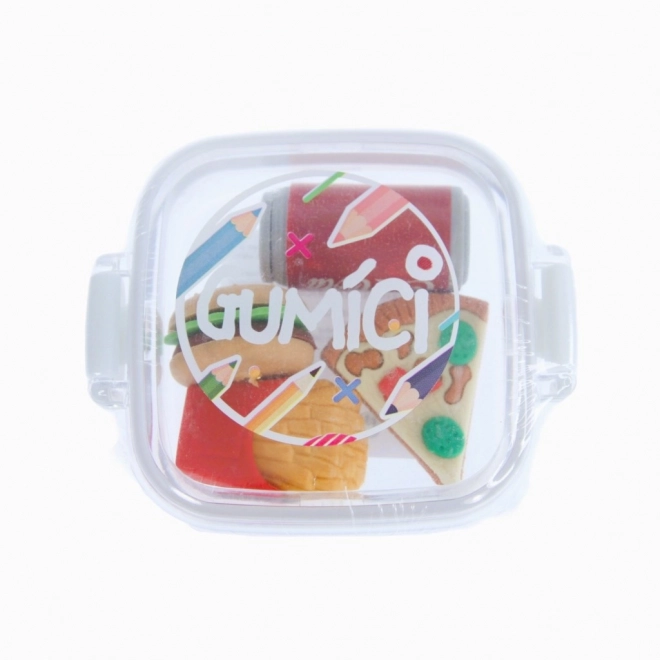 Lustige Mini-Radiergummi-Set