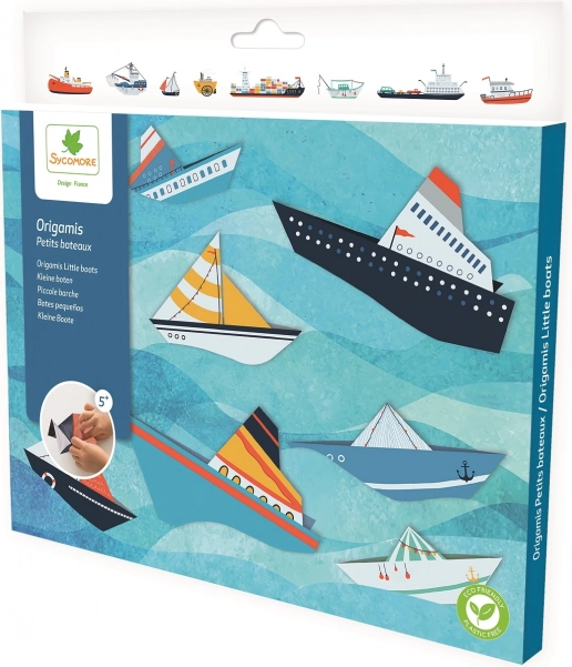 Origami-Kreativset Kleine Boote