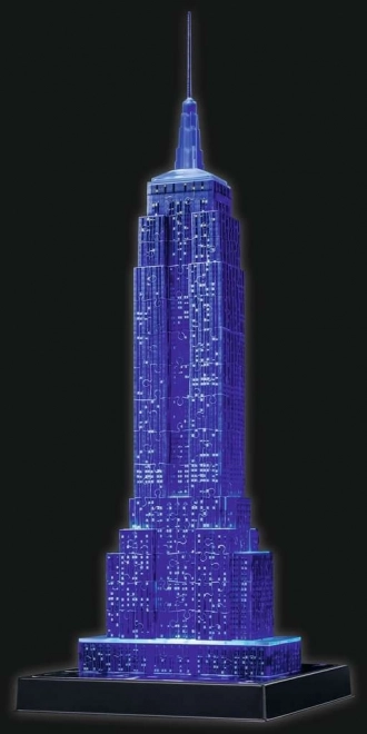 Ravensburger Leuchtendes 3D-Puzzle Nacht-Edition Empire State Building