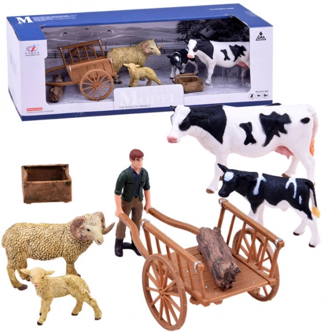 Bauernhof Tiere Figuren Set – C