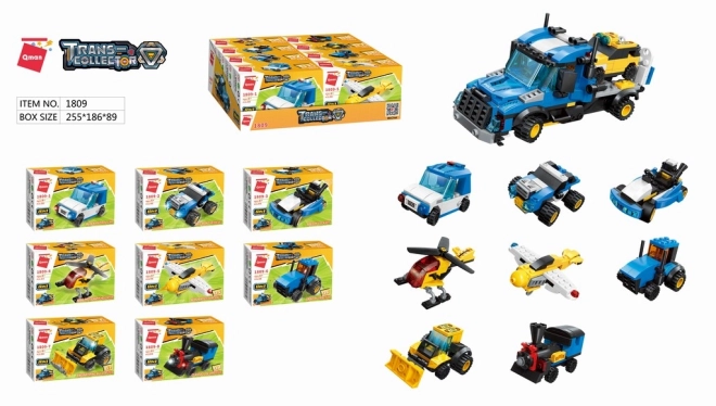 Qman Stadt Abschleppwagen 8-in-1 Set